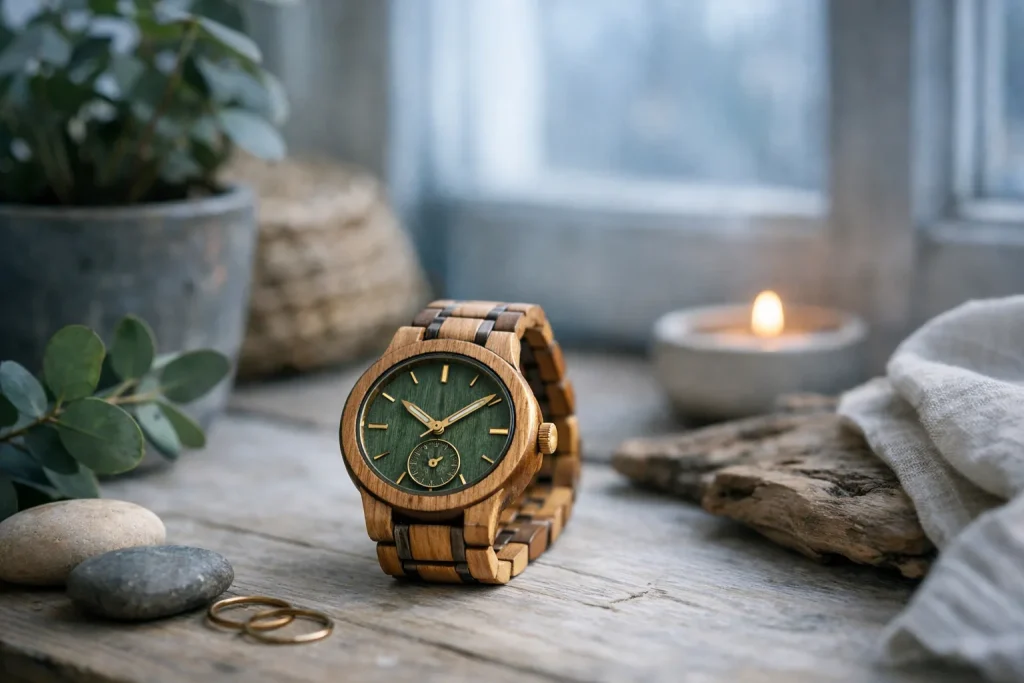 Horlogerie au féminin : Les montres en bois, symboles de la mode écologique pour femmes