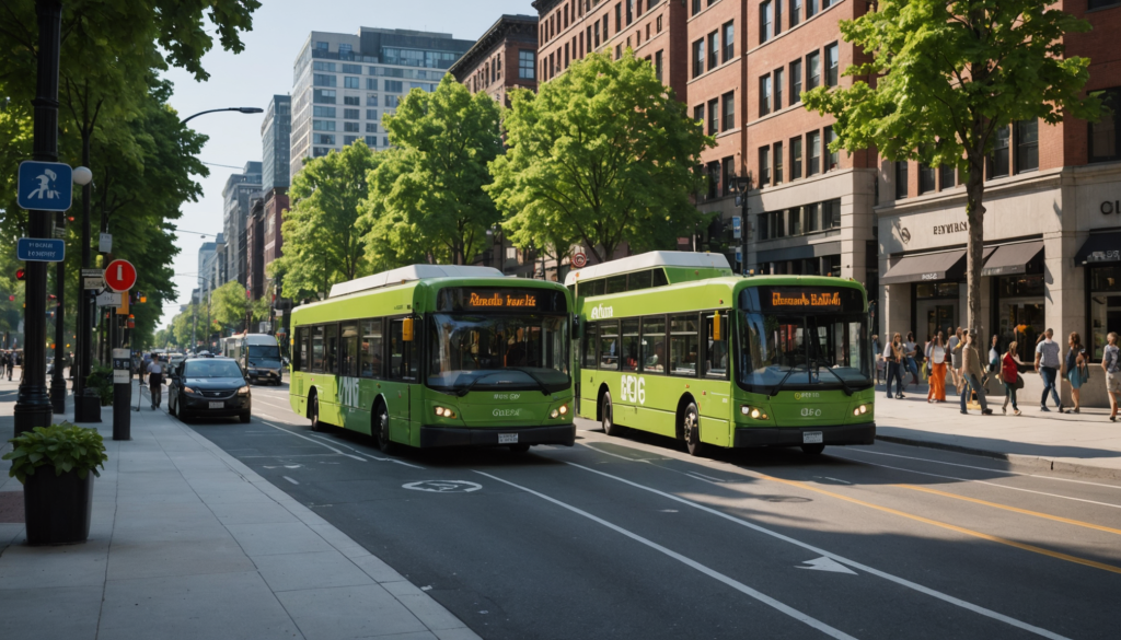 découvrez comment la piétonnisation, les bus électriques et la gestion de l'eau favorisent la transition urbaine locale pour des villes plus durables et conviviales.