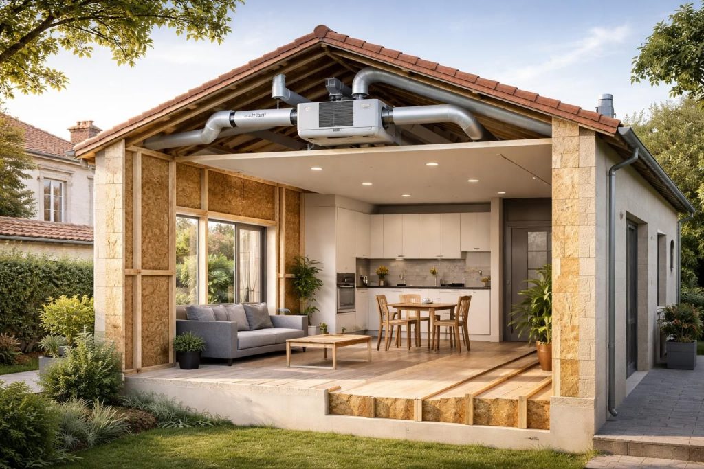 Isoler votre logement avec laine de bois Steico et VMC double flux Aldes à Bordeaux