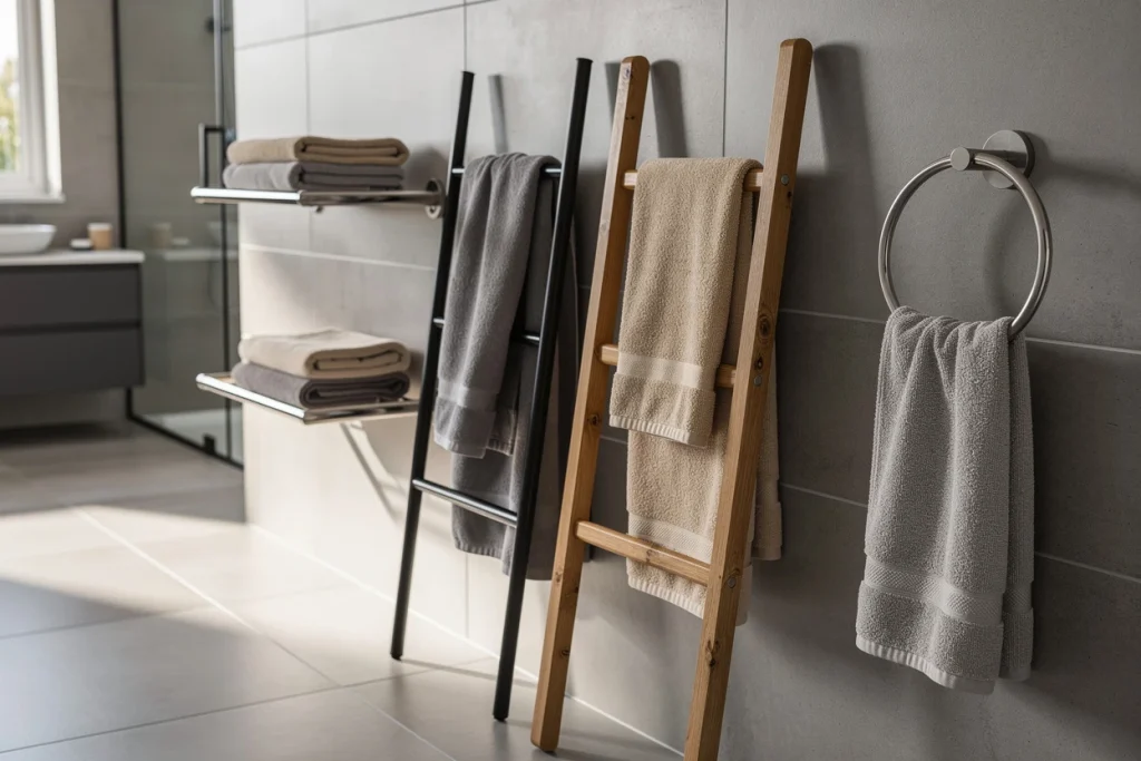 Panorama des différents types de porte-serviette pour la salle de bain en 2026